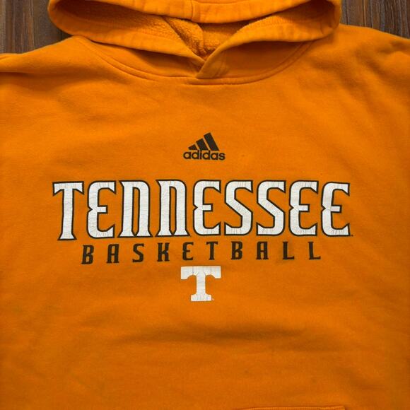 Orange Adidas Tennessee Vols Basketball Hoodie Size L - Picture 3 of 7
